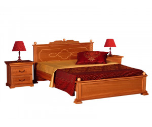 Кровать Афродита-2 из массива березы