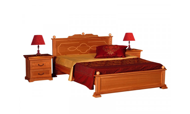 Кровать  Афродита-2 из массива березы