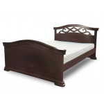 Двуспальные кровати из натурального дерева