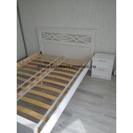 Кровать Лира,цвет белый