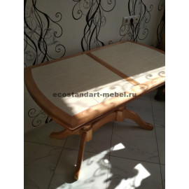 Стол 2-х балясный,старый орех-1