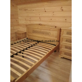 Кровать Афина,классический орех-1