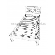 Схема сборки односпальной кровати